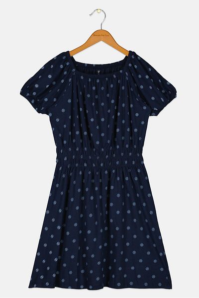 GAP Kids Girl Allover Print Dress, Multicolor