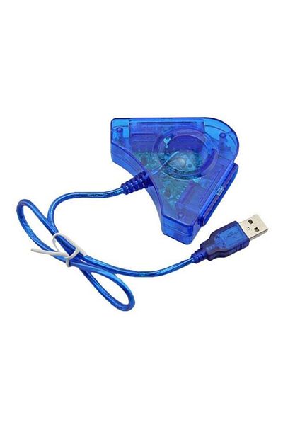 Generic USB Dual Player Wired Converter Adapter For PS2 Game Controller