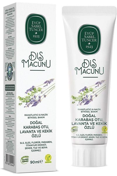 Eyüp Sabri Tuncer EYÜP SABRİ TUNCER Natural Black Pepper, Lavender and Thyme Extract Toothpaste, 90ml