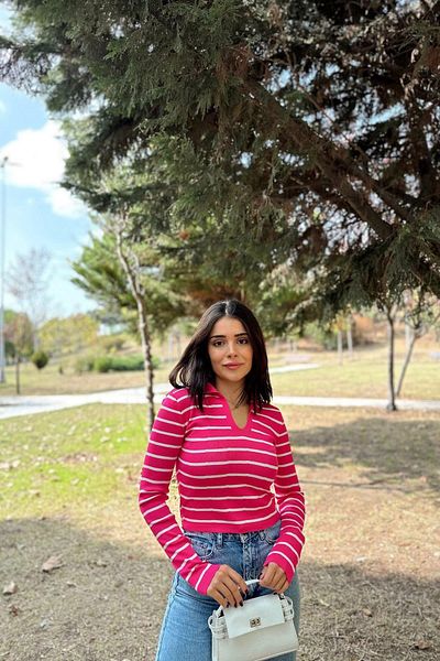 NEW LAVİVA Women's Striped Knitwear - 700-K7521