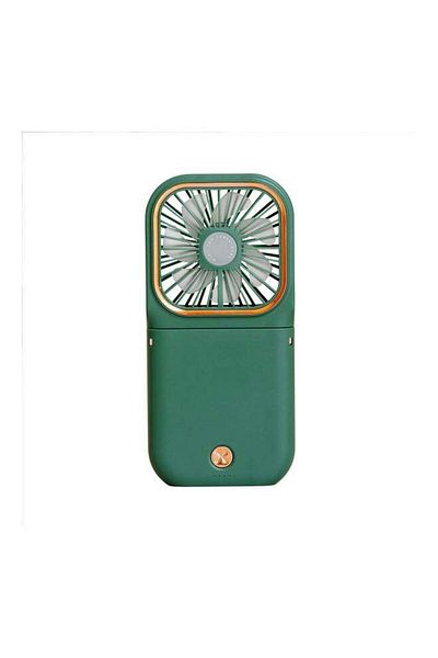 Generic Arabest Mini Folding Desktop Portable Multifunction Power Bank Bracket Fan 2 W Fan21826-5 Green