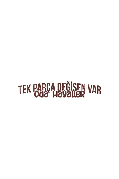 Reysa Tasarım ملصق سيارة One Piece Changing There Dreams مقاس 17 × 17 سم بني