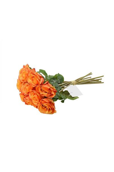 Generic DRAMA HOME Bundle Of Artificial Flowers Green/Orange