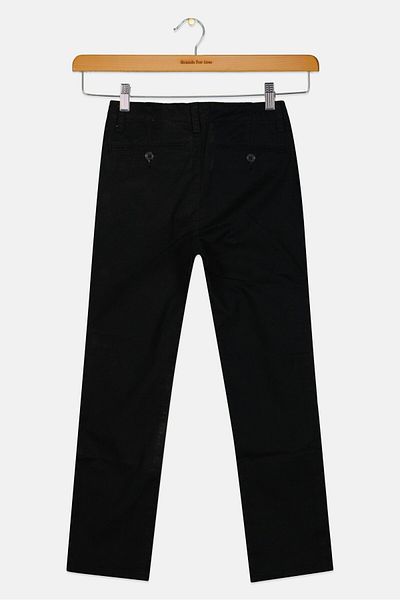 GAP Kids Boy Plain Pull On Pants, Black