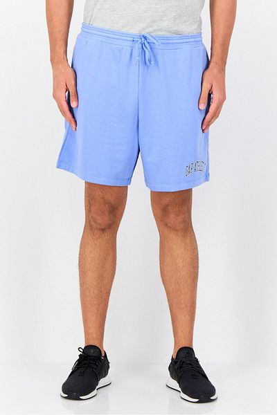 GAP Men Solid Basic Shorts, Light Blue