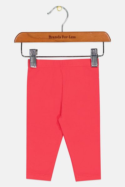 Fox Toddlers Girl Solid Pants, Pink