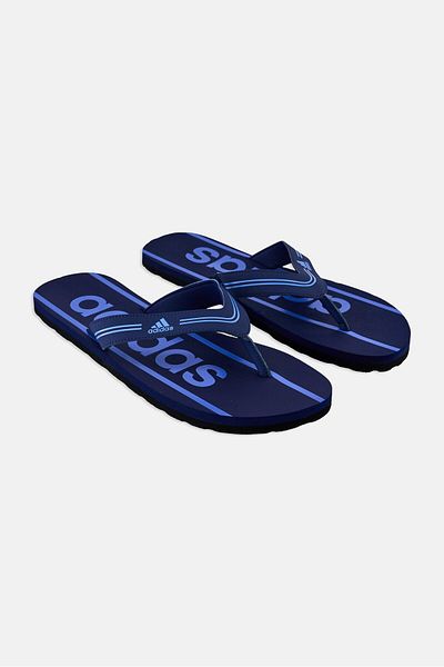 adidas Men Glossate Slip On Swim Slippers, Multicolor