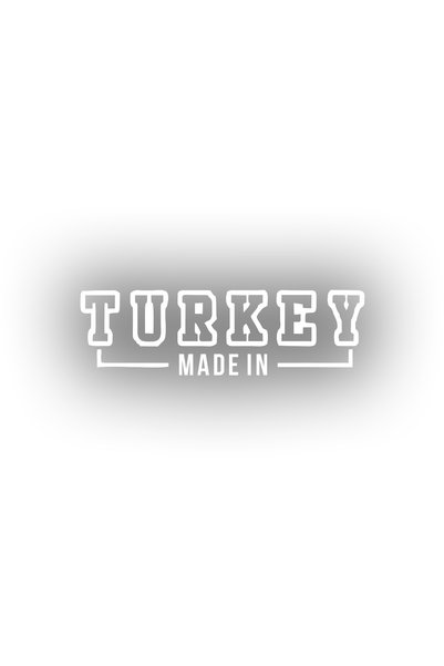 Reysa Tasarım Made in Turkey Car Sticker 17X17 cm White