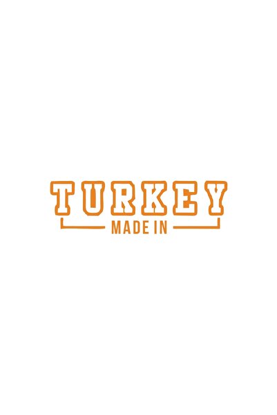 Reysa Tasarım Made in Turkey Car Sticker 17X17 cm Orange