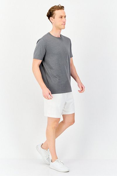 GAP Men Solid Basic Shorts, White