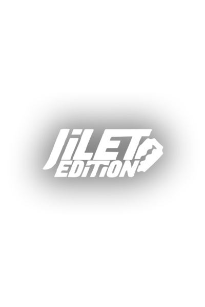 Reysa Tasarım ملصق سيارة إصدار جليت مقاس 17 × 17 سم باللون الأبيض