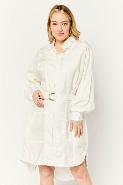 Diesel Women Plain Casual Mini Dress, White
