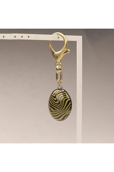 Skygo Beach Model Oltu Stone Keychain