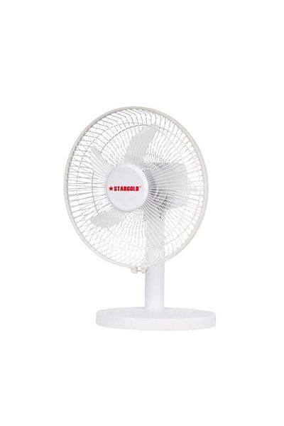 Generic STARGOLD 10-Inch Rechargeable Portable Fan, 5000mAh Battery, 3-Speed, Low Noise Desk Fan