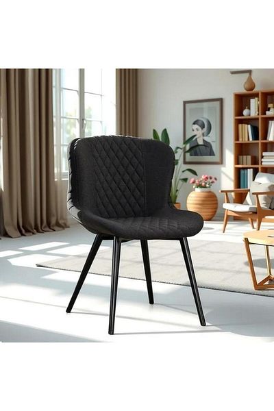 Generic Micasa Elegant and Modern Design Armless Dining Chair Black EDC246