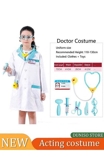 Generic DUNISO Kids Doctor Costume
