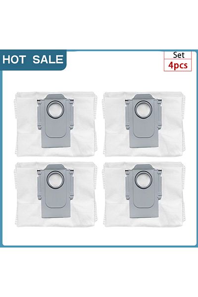 Choice 4PCS Bag Dust Bag Replacement for Roborock S8+ / S8 Pro Ultra / S7 MaxV Ultra / S7 Pro Ultra / Q7+ /