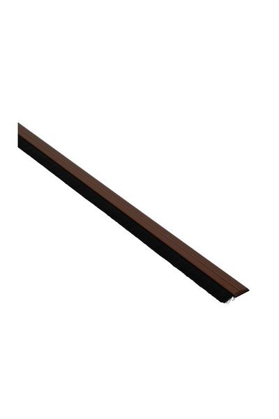 Generic باب مزايا ألومنيوم سفلي بني وأسود 100 سم