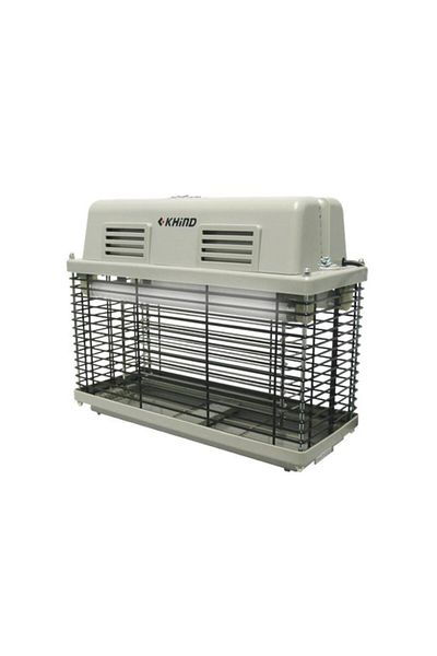 Generic KHIND 40W 200V UV Tube Electrical Insect Killer with Detachable Bottom Tray White and Grey