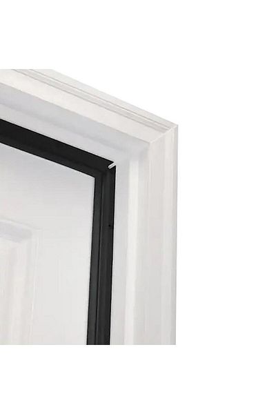 Generic شريط عازل للعوامل الجوية من الألومنيوم غير اللامع من M-D Building Products مع مانع تسرب من الفينيل باللون الأسود 84 × 1.5 بوصة