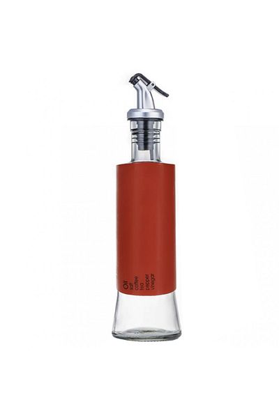 PUFO Recipient de sticlă Savor pentru ulei și oțet, 300 ml, roșu