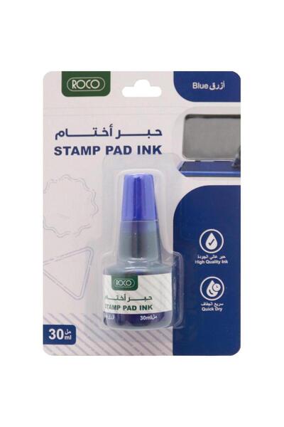 Roco عبوة إعادة تعبئة حبر الطوابع - أزرق، 30 مل (1.06 أونصة)