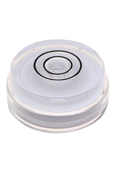 ACE Compact Design Levelling Bullseye Level Silver and Clear 1-3/8inch