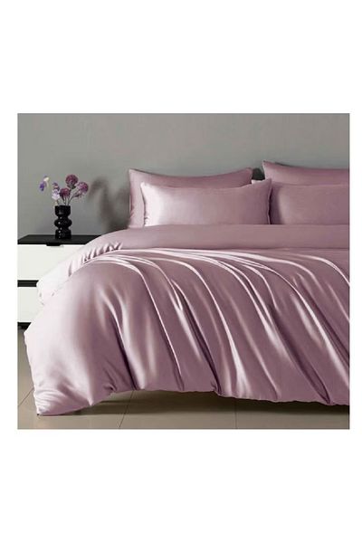 Primavara Double bed linen, 4 pieces, Finet Satinat, Fitted sheet 180x200cm, PINK