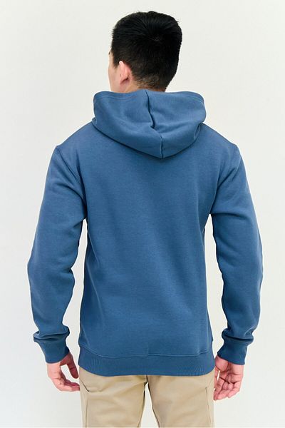 Reebok Men Sportswear Fit Long Sleeves Outdoor Hoodie, Slate Blue
