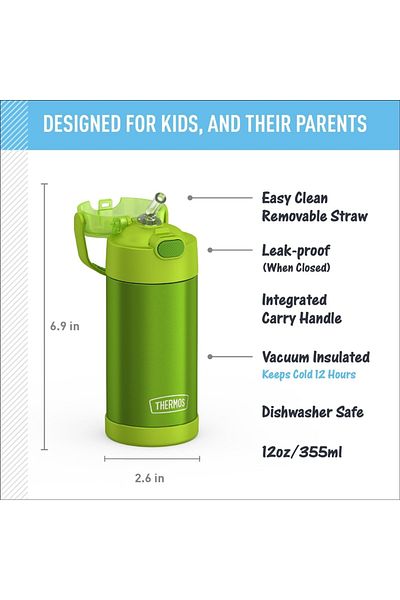 Thermos F401 Funtainer Ss Children's Thermos with Straw 0.355 Lt