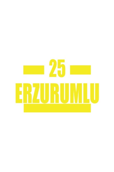 Reysa Tasarım 25 ملصق سيارة من إرزوروم مقاس 17x17 سم أصفر