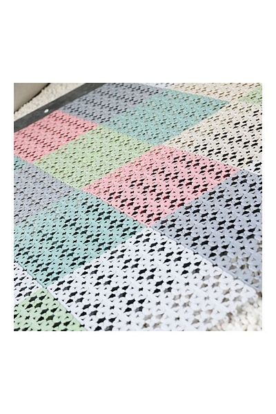 Generic سجادة حمام مضادة للانزلاق متعددة الألوان 30 × 20 × 0.5 سم