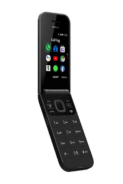 Nokia Flip 2720 2.8 Inch 4G Dual SIM Feature Phone - Black