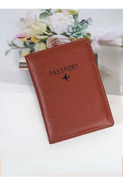 Generic Passport Holder, Premium PU Leather Travel Passport Wallet, Multi Functional Anti-theft RFID Card Ba