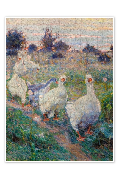 Jeronkarji Kazlar, 1913 500 Parça Puzzle Yapboz Çocuklar için Neşeli Hayvan T...