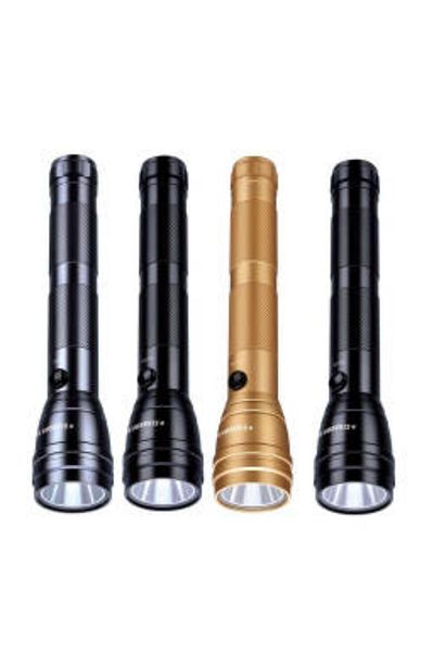Generic Rechargeable LED Torch Set of 4 – Emergency Flashlight with Bright Beam