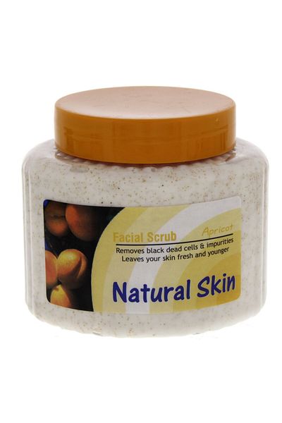 Natural Skin Facial Scrub Apricot 500 ml | Gentle Exfoliation with Real Apricot