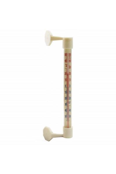 PUFO Outdoor Wall Thermometer, -50°c- 50°c, 21 Cm, White