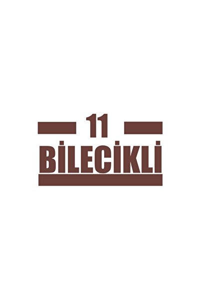 Reysa Tasarım 11 Bracelet Car Sticker 17X17 cm Brown