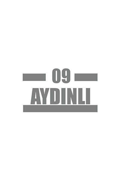 Reysa Tasarım 09 ملصق سيارة مضيء مقاس 17x17 سم رمادي