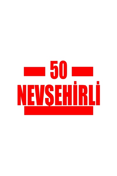 Reysa Tasarım 50 ملصق سيارة نيفشيفري 17x17 سم أحمر