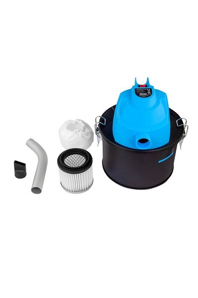 INVINCIO Aspirator portabil de cenușă Invicio Clean, 600W, rezervor de 4L, filtru HEPA lavabil, albastru