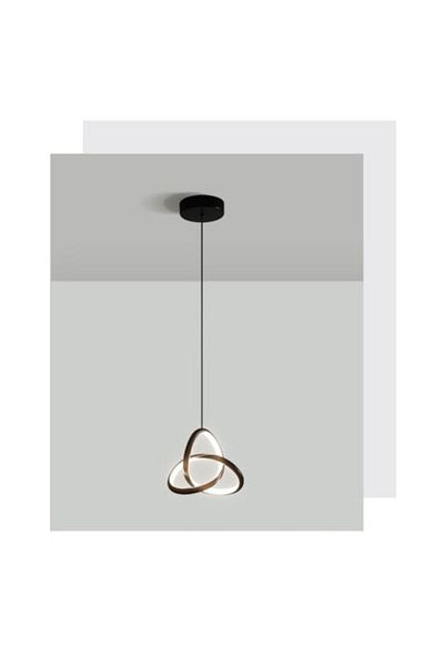OEM LED ceiling light 20W, suspended, black, infinity, Warm/Neutral/Cool light