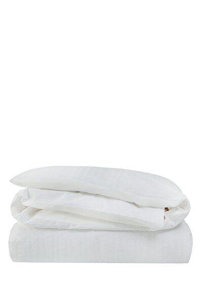 THE WHITE COMPANY غطاء لحاف من القطن من بينزانس سيرسكر