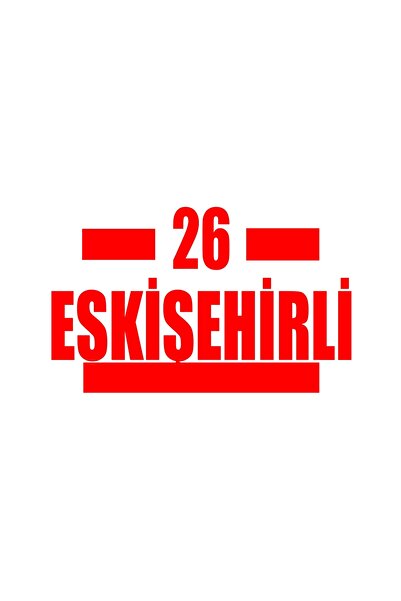 Reysa Tasarım 26 ملصق سيارة اقتصادي مقاس 17x17 سم باللون الأحمر