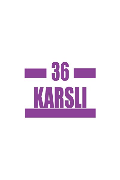 Reysa Tasarım 36 Car Sticker 17X17 cm Purple