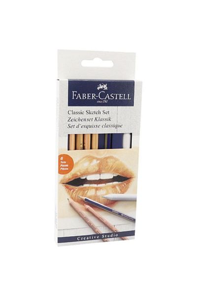 Faber Castell Classic Studio PITT Charcoal Pencil Set