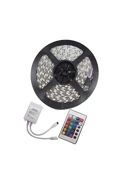 dalimag Banda LED, RGB, 72W Exterior 60 led-uri/m 5 metri cu Telecomanda si A...