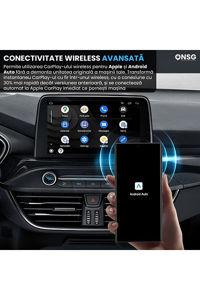ONSG Carplay Wireless Adapter Drivesync, Auto Wireless Apple Carplay Adapter, Quick Connection
