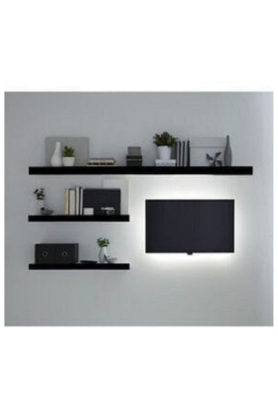 AŞIRCA 100x15 tivi rafı dekoratif raf